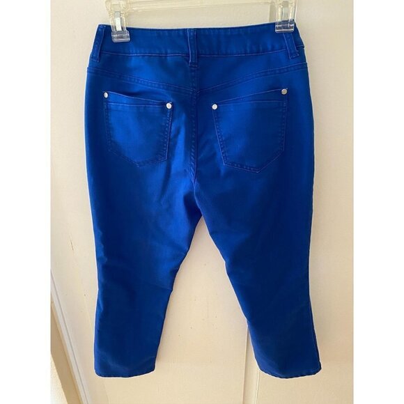 Chico's Platinum Blue Denim Ankle Jeans, Size 00 - Picture 3 of 9